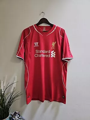 FC Liverpool Warrior Home Jersey Football Shirt 2014-15 Size GB XL • £19.95