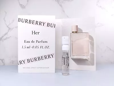 Burberry Her EDP Perfume Sample 1.5ml Vial Spray 100% Genuine • $11.50