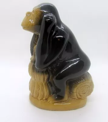 Vintage MCS China Ceramic Sitting Monkey Figurine • $11.99
