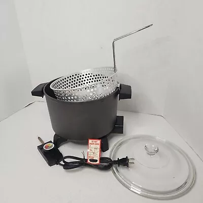 Dazey DTC-6 VTG Immersible Chef's Pot Deep Fat Fryer/Steamer TESTED READ • $51.96