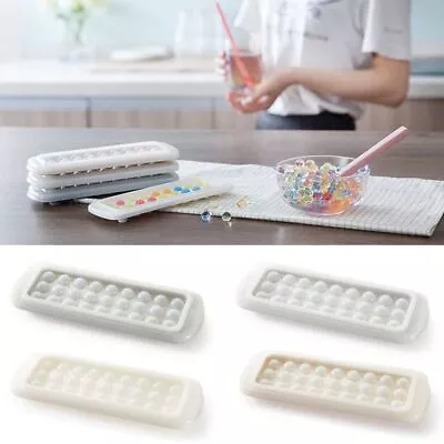 With Lid Ice Cream Cube Maker Ice Cube Mould Tray Mold Small Round Ball Mould • £3.62