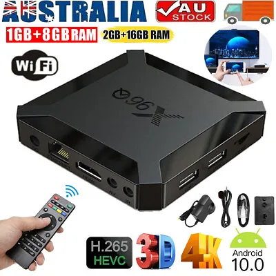 X96Q HD Android10.0 Smart TV Box HD 4K WIFI 8GB/16GB Media Player TV Set Top Box • $44.99