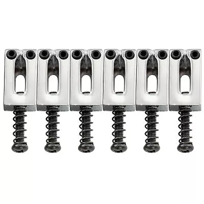 Wilkinson 6Pcs Saddle Set For Squier Standard/Mexico Fender Strat Tremolo Bridge • $31.57