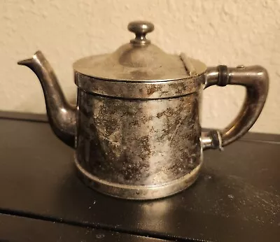 Vintage Benedict Indestructo Silverplated Mini Teapot 1354 • $5