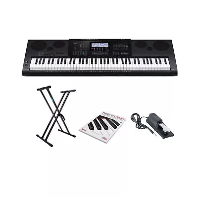 Casio WK-7600 76-Key Workstation Keyboard With Adjustable Keyboard Stand Bundle • $519.99