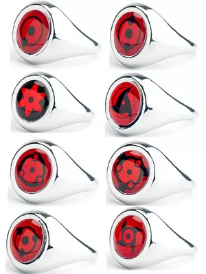 Naruto Uchiha Clan Sharingan Ring - Itachi Sasuke Cosplay Anime 11 Eye Design • £4.50