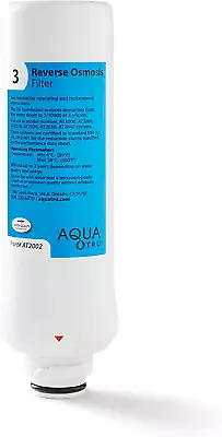 Aquatru - Replacement Reverse Osmosis Filter (Stage 3) For Countertop Reverse Os • £76.38