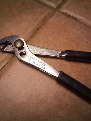 Vintage Craftsman Mini Arc Slip Joint Pliers P 9 4513 Channel Lock Type USA.  • $5.50