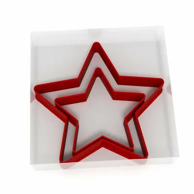 £3.49 • Buy Star Cookie Cutter Set Of 2 Biscuit Dough Icing Pastry Shape UK