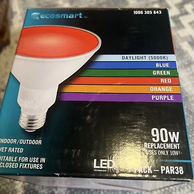 EcoSmart Replacement LED Daylight 90W 1 PACK PAR-38 900 LUMENS 1006 305 843 • $14