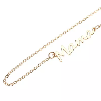  Mother's Day Necklace Alloy Woman Mommy Necklaces For Women Diamond • £4.40