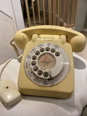 Vintage Phone GPO 706. Rotary Dial Telephone Sold As Seen Seems Very Good • £20