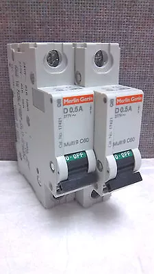 Lot Of 2 Merlin Gerin Supplementary Circuit Breakers Mg17421 New Mg17421 • $95