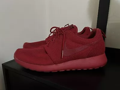 Nike Roshe One Run Triple Red Mens Shoes • $50