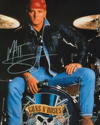 MATT SORUM - Guns N' Roses Autographed Original 8x10 Photo LOA TTM • $35.90