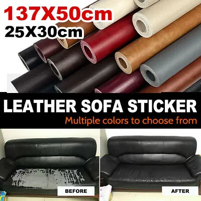 $19.85 • Buy Self Adhesive Leather Repair Patch Couch Sofa Car Seat Chair Renovation Sticker