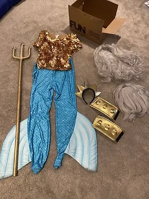 Disney Men's Large Little Mermaid King Triton Costume Halloween • $59