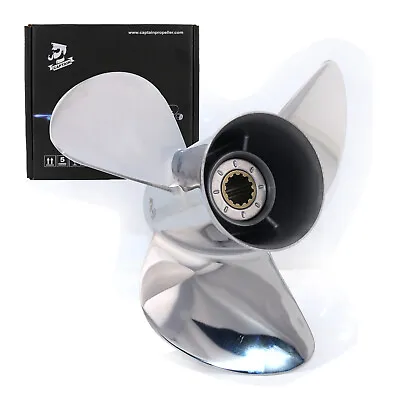 10.25 X 16-G Stainless Steel Propeller For Yamaha Boat Engine 25-60HP 13 Spline • $209