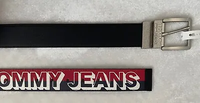 New  Tommy Jeans Hilfiger Men's Reversible Multicolor/Black Belt Size L (38-40) • $23.99