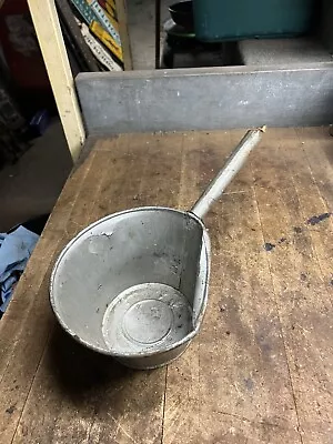 Antique Old Vermont Sugaring Maple Syrup Sap Evaporator Metal Scoop Bucket Tool • $59.99