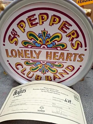 The Beatles Sgt. Peppers Drum Cookie Jar Premiere Collectors Edition Rare Vandor • $100