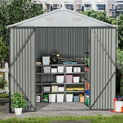 Metal Shed Garden Storage Outdoor Tool Storage 12x1010x108x108x66x45x3ft • £149.95