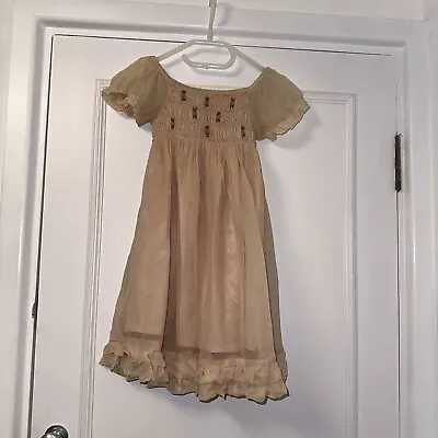 I Love Gorgeous Peach Silk Dress Age 18-24 Months • $7.47