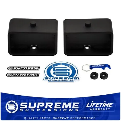 3  Rear Lift Blocks 5/8  Pins For 19-22 Chevy Silverado GMC Sierra 2500HD 3500HD • $47.95