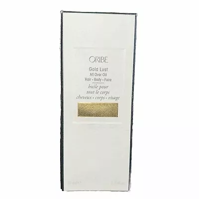 Oribe Gold Lust All Over Oil Hair For Hair Body And Face 50 Ml / 1.7 Oz NEW • $29.95