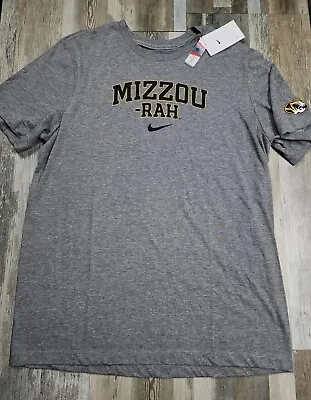 NEW Mens Nike Tee Mizzou Rah Missouri Tigers Short Sleeve Crew T-Shirt Sz LARGE • $22.99