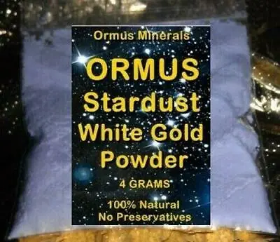 MONATOMIC Ormus WHITE POWDER GOLD ORMUS Minerals 4 Grams Energy Immune Booster • $25