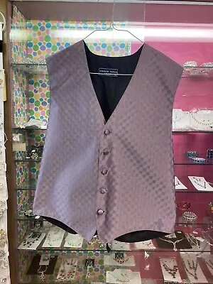 Andrew Fezza Formal Vest Size Medium (purple) • $25