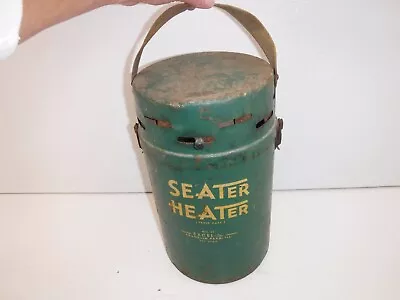 Vintage Seater Lantern Heater Excel Inc. Metal Heater Green • $30