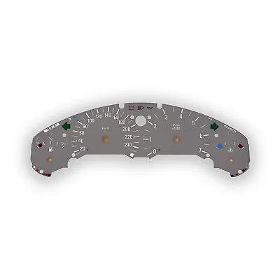 BMW E36 240 Km/h Gray Dash Instrument Cluster Replacement Gauge Faces • $79
