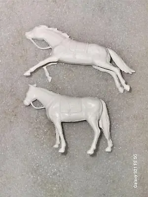 Two Marx Recast Fort Apache 54mm Indian Ponies • $12.99