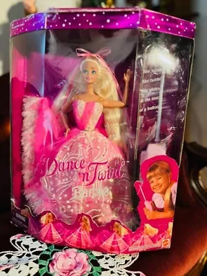 1994 Vintage Mattel Dance N Twirl Barbie Doll With Remote In Original Box  • $20