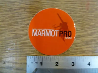 Marmot Pro Circle Sticker Decal • $2.25