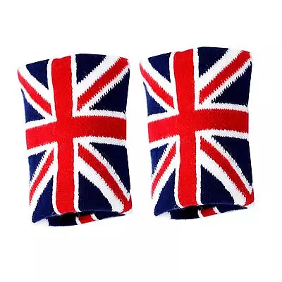 £4.80 • Buy 2x ENGLAND UNION JACK SPORT SWEATBAND WRISTBANDS CYCLING BAND SALE SWEAT FAST
