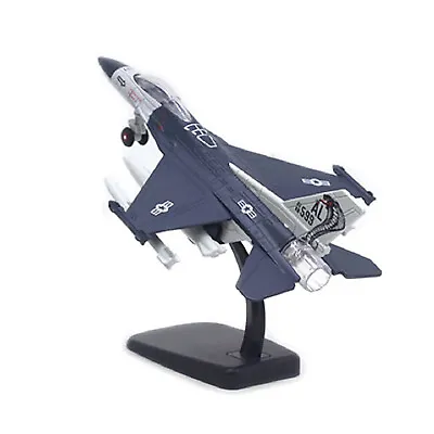 1/100 Fighter Aircraft F16 Jet Alloy Military Model Plane Scene With Sound&Light • $17.97