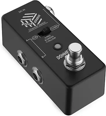 Donner ABY Box Line Selector AB Switch Mini Guitar Effect Pedal True Bypass • $48.03