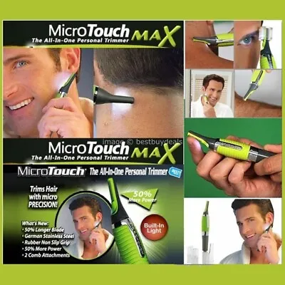 MicroTouch Max Trimmer W/ Built- In LED Light Green New Ships Free • $22