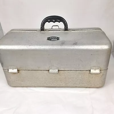 Vintage Retro UMCO Model 1000AS Aluminum Metal Fishing Tackle Box USA! • $100