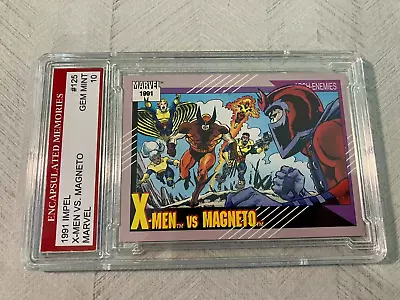 X-men Vs. Magneto 1991 Impel Encapsulated Memories Graded 10 • $5.95