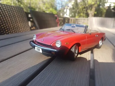 Rare Autoart 1/18 Scale Diecast Fiat 124 Spider FREE INTERN'L SHIPPING. • $300