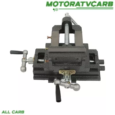 ALL-CARB 4In Cross Drill Press Vise X-Y Clamp Machine Slide Metal Milling 2 Way • $41.56