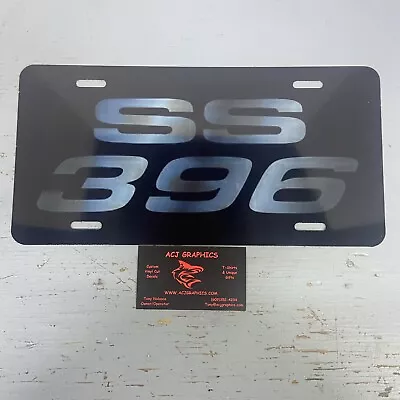 SS 396 Vehicle Aluminum License Plate MUSCLE CAR NOVA CHEVELLE CAMARO CHEVY  • $12.97