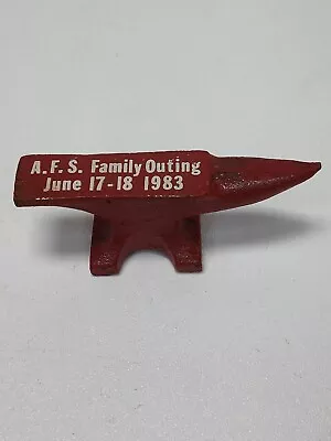 Vintage Mini Anvil 1983 Salesman Sample Paperweight Advertisement 3.5  • $34.95