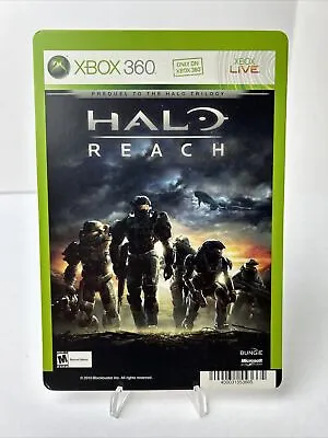 Halo: Reach XBox 360 Blockbuster Backer Promo Card 5.5 X 8 Mini Poster (No Game) • £5.69