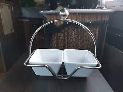 The Pampered Chef  Simple Additions 1946 Small Bowl Caddy And 2 Small Bowls  • £10