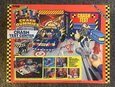 Vintage Crash Dummies Crash Test Center Playset Tyco 1991 99.9% Complete VGC • £79.99